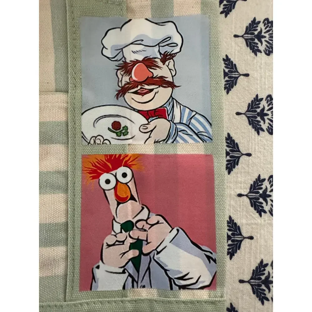 Disney Muppets Striped  Custom Made Trader Joes Mini Tote